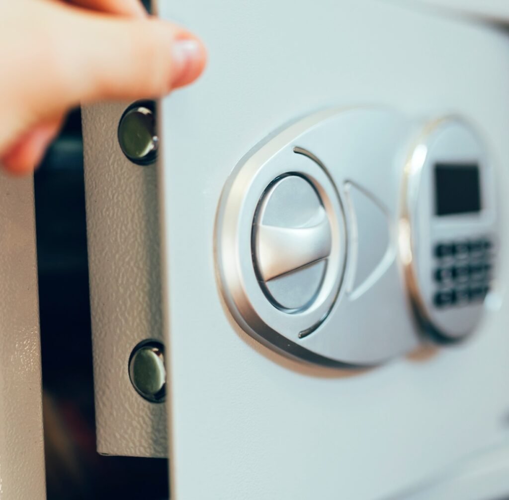Opening of a safe